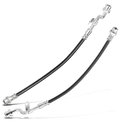 2 Pcs Front Inner Brake Hydraulic Hose