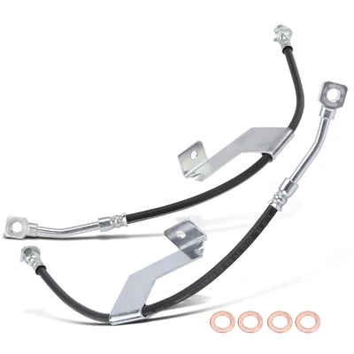 2 Pcs Front Brake Hydraulic Hose