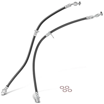 2 Pcs Front Brake Hydraulic Hose