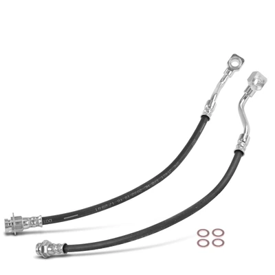 2 Pcs Front Brake Hydraulic Hose