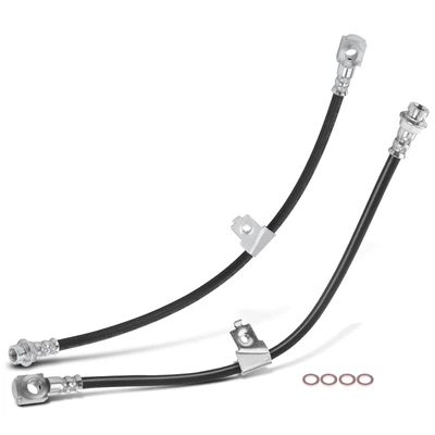 2 Pcs Front Brake Hydraulic Hose