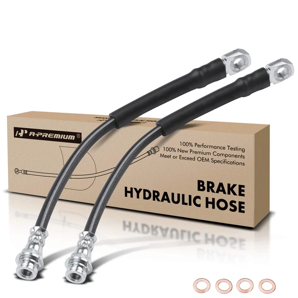 2 Pcs Front Brake Hydraulic Hose for 1979-1985 Chevrolet Impala