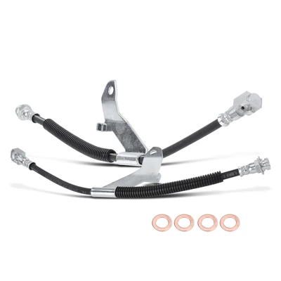 2 Pcs Front Brake Hydraulic Hose