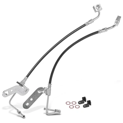 2 Pcs Rear Brake Hydraulic Hose