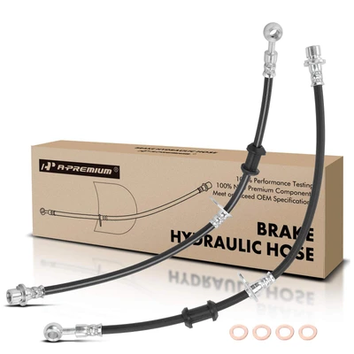 2 Pcs Rear Brake Hydraulic Hose