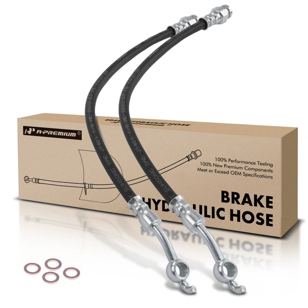 2 Pcs Rear Brake Hydraulic Hose for Mazda RX-7 1993-1995 R2 1.3L