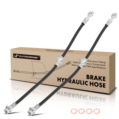 2 Pcs Front Brake Hydraulic Hose