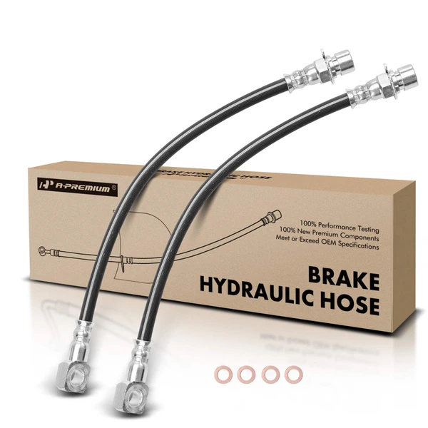 2 Pcs Front Brake Hydraulic Hose for 2000-2002 GMC Safari