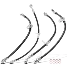 4 Pcs Front & Rear Brake Hydraulic Hose for 1999-2002 Acura TL