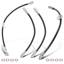 4 Pcs Front & Rear Brake Hydraulic Hose