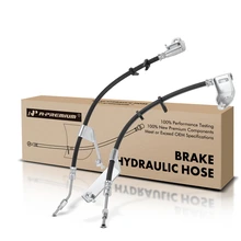 2 Pcs Rear Brake Hydraulic Hose