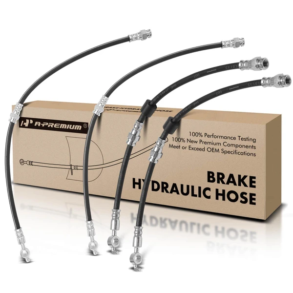 2 Pcs Rear Brake Hydraulic Hose for Ford Probe Mazda 626 1993-1997 MX-6