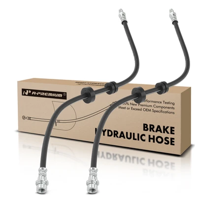 2 Pcs Rear Brake Hydraulic Hose