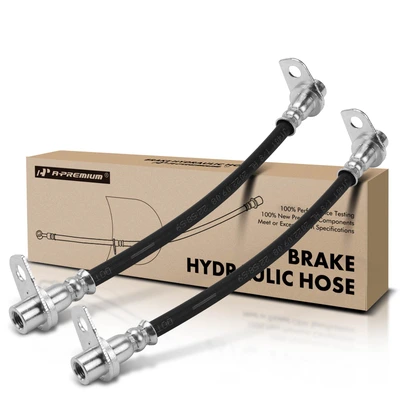 2 Pcs Rear Inner Brake Hydraulic Hose
