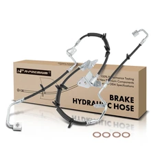 2 Pcs Front Brake Hydraulic Hose for 2003-2004 Jeep Grand Cherokee