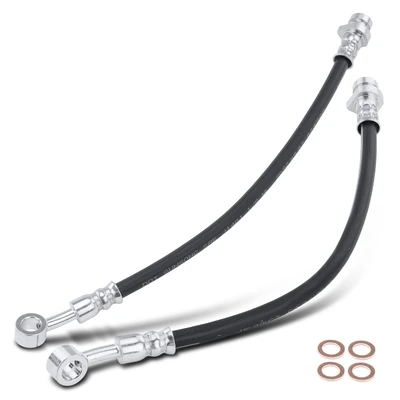 2 Pcs Rear Brake Hydraulic Hose