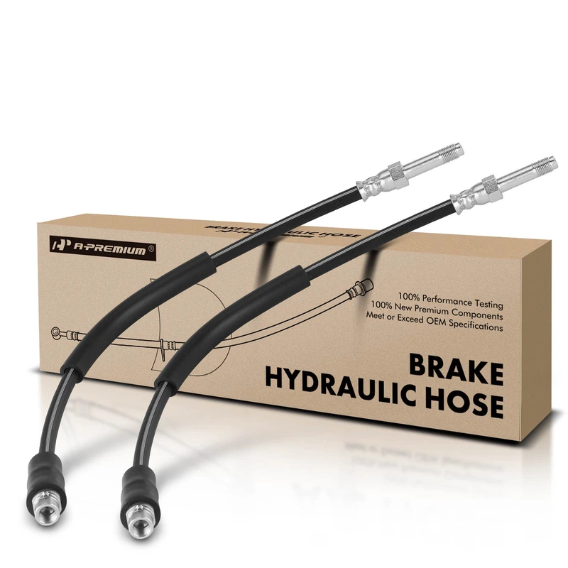 2 Pcs Rear Brake Hydraulic Hose for Dodge Freightliner Mercedes-Benz