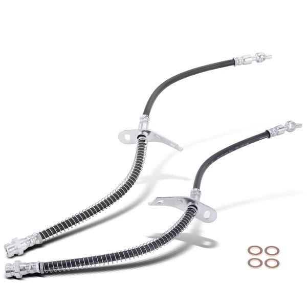 2 Pcs Front Brake Hydraulic Hose for Hyundai Elantra 2007-2010 L4 2.0L