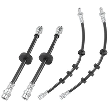 4 Pcs Front & Rear Brake Hydraulic Hose for 2000-2004 Ford Focus