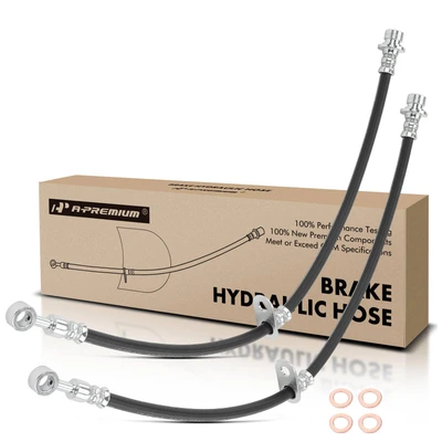 2 Pcs Front Brake Hydraulic Hose