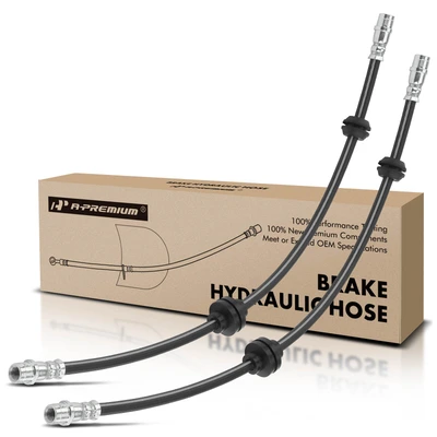 2 Pcs Front Brake Hydraulic Hose