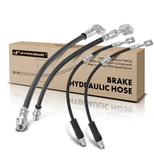 4 Pcs Front & Rear Brake Hydraulic Hose for 2010-2011 Saab 9-3X