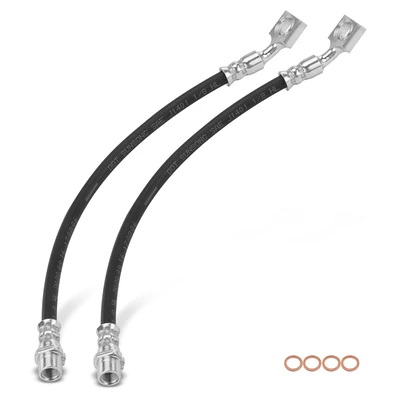 2 Pcs Rear Brake Hydraulic Hose