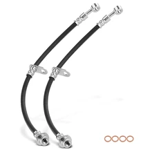 2 Pcs Front Brake Hydraulic Hose for Suzuki Aerio 2004-2007 L4 2.3L