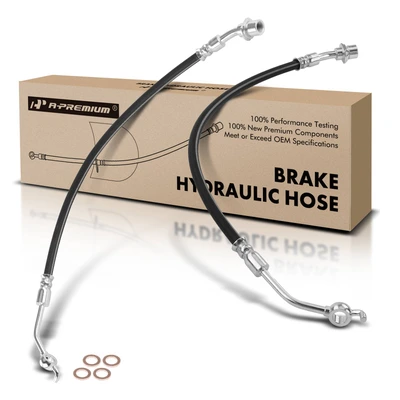 2 Pcs Front Brake Hydraulic Hose