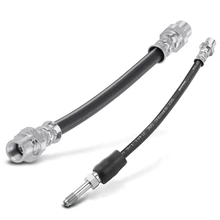 2 Pcs Rear Inner & Outer Brake Hydraulic Hose for 2011 BMW 1 Series M