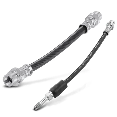 2 Pcs Rear Inner & Outer Brake Hydraulic Hose