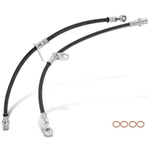 2 Pcs Rear Brake Hydraulic Hose for 2013-2014 Subaru Impreza