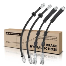 4 Pcs Front & Rear Brake Hydraulic Hose