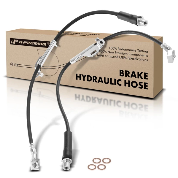 2 Pcs Front Brake Hydraulic Hose for Cadillac CTS 2008-2011