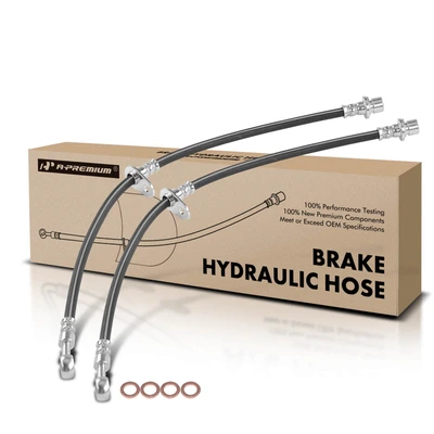 2 Pcs Rear Brake Hydraulic Hose