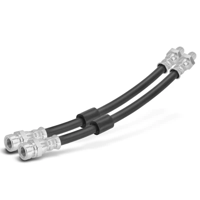 2 Pcs Rear Outer Brake Hydraulic Hose