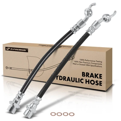 2 Pcs Rear Brake Hydraulic Hose