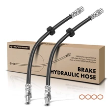 2 Pcs Rear Brake Hydraulic Hose for 2004-2007 Volvo S60