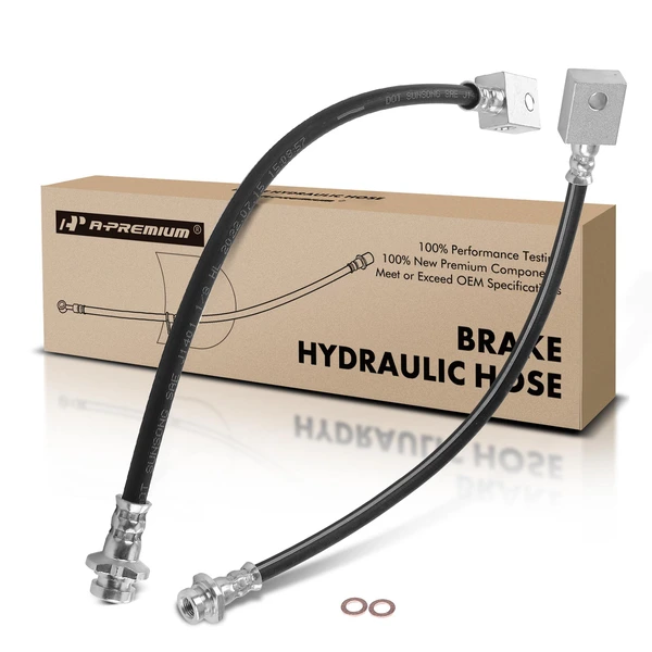 2 Pcs Brake Hydraulic Hose for 2014-2015 INFINITI Q60