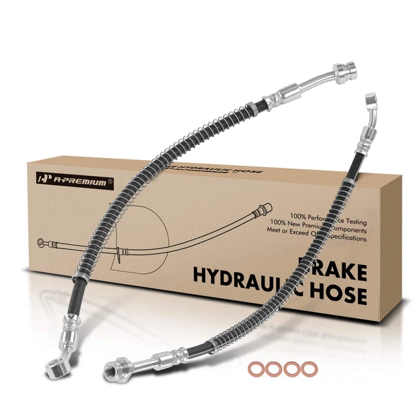 2 Pcs Front Brake Hydraulic Hose for Hyundai Veracruz 2007-2012