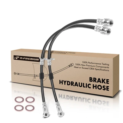 2 Pcs Brake Hydraulic Hose