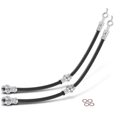 2 Pcs Rear Brake Hydraulic Hose