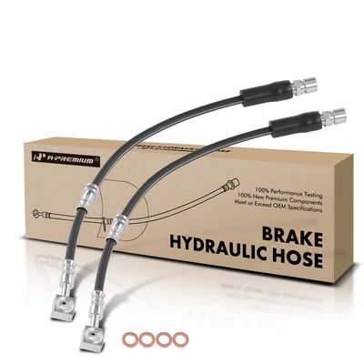 2 Pcs Front Brake Hydraulic Hose