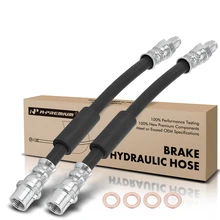 2 Pcs Rear Outer Brake Hydraulic Hose for 2000-2009 Saab 9-5