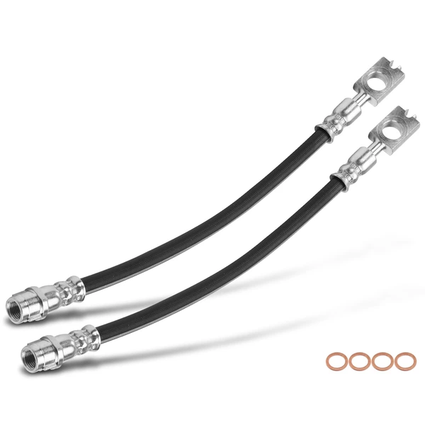 2 Pcs Rear Brake Hydraulic Hose for 2004-2009 Audi S4