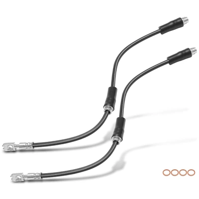 2 Pcs Front Brake Hydraulic Hose