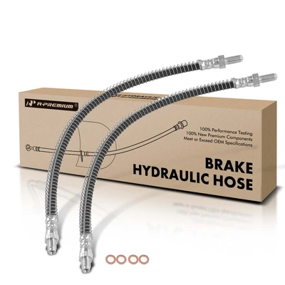 2 Pcs Brake Hydraulic Hose