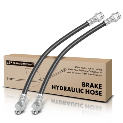 2 Pcs Rear Outer Brake Hydraulic Hose