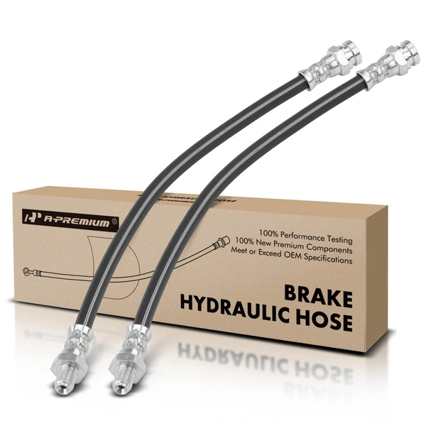 2 Pcs Rear Outer Brake Hydraulic Hose for 2005-2015 Nissan Xterra