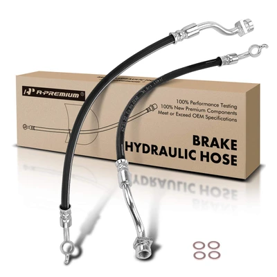 2 Pcs Rear Brake Hydraulic Hose